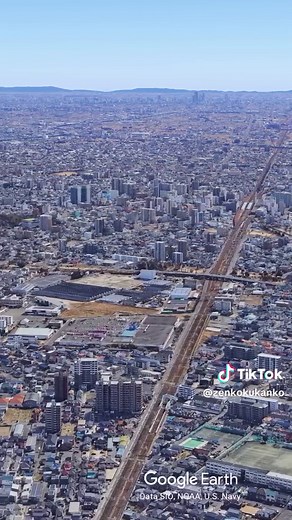 まもなく一宮市に到着 - Google Earth Studioの魅力