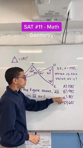 Doing SAT Math Problems, will be doing basic to complex problems! Stay tuned for more! #sat #college #school #democracyprep #geometry #fyp #1600