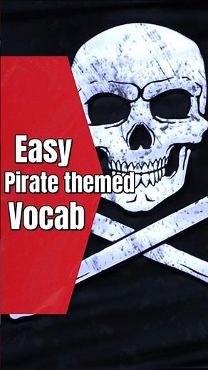 10 Pirate Words in English 🏴‍☠️ | ESL Vocabulary for Beginners
