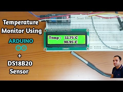 How to Use DS18B20 Temperature Sensor with Arduino | Arduino Projects