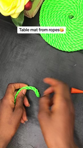 Table Mat DIY with Ropes | Hand Craft Ideas
