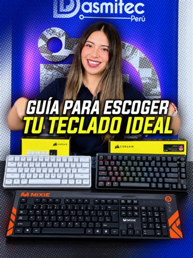 ¿Tienes en mente comprar un teclado? ⌨️⚠️ Ten muchísimo cuidado con el que elijas. No todos sirven para lo mismo y podrías arrepentirte. ¡Aprende a diferenciarlos antes de gastar en vano! #dasmitecperu #cyberplaza #videgames #teclado #keyboard