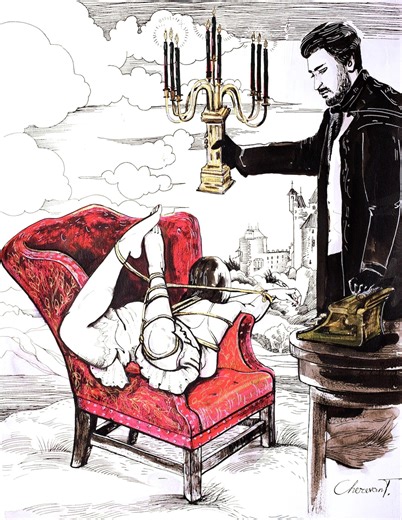 Shibari Erotic Art Drawing : Japanese Rope Bondage, Kinbaku - 65x50 Cm - Etsy Canada