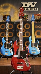The GV GOG (Godfather of Gospel) basses, approved by Markbass top-artist Andrew Gouchè, feature two new J-style Markbass Noiseless pickups that are very touch-responsive, giving a super defined and accurate tone without hum noise even if selected one at time, with separate volume control for each of them and a simple tone (low-pass filter) control to roll off highs. The J-style body is made selected alder, finished in two new amazing color options: Blue Sky or Red Passion. #markbass #borntorun #