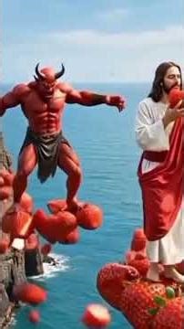 Jesus And the devil Like, subscribe and share me.