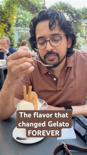 The flavor that changed Gelato forever #bergamo #italy #foodie