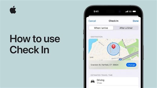 How to use Check In on your iPhone | Apple Support | Mandy Troia 