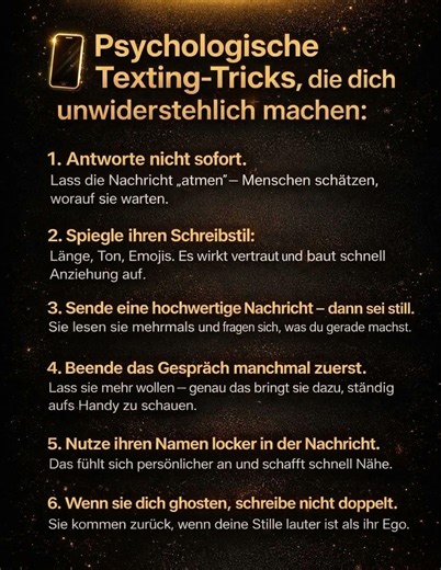 6 Psychologische Texting-Tricks, die dich unwiderstehlich machen!! #psychologie #liebe #beziehung