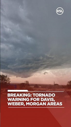 Tornado warning in Davis, Weber, and Morgan Counties