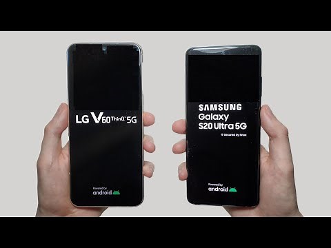 LG V60 5G vs Galaxy S20 Ultra 5G Speed Test, Speakers, Battery & 100X Camera Test!