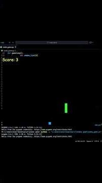 Built Snake in 60 Seconds! 🐍 #python #asmr #shorts