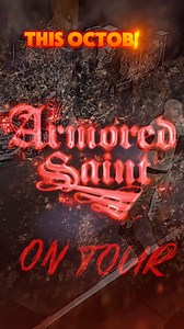 Saints! We hit the road this October supporting Michael Schenker while celebrating 40 YEARS of DELIRIOUS NOMAD with 3 headliner shows🙌 If you haven't gotten tickes yet, they are available now as well as VIP upgrades! 🎟 at https://www.armoredsaint.com VIP upgrades available at https://www.national-acts.com/armoredsaint | Armored Saint