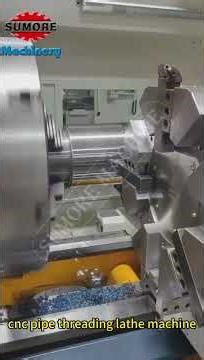 SP1325 cnc pipe threading lathe machine #sumore #machine #cnc #manufacturing