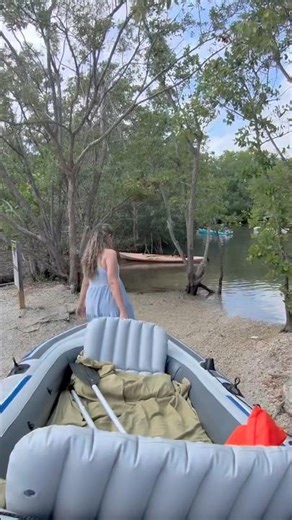 Beach Excursion on the intex excursion 4 at oleta state park #outdoors #florida #beach #meta #pov