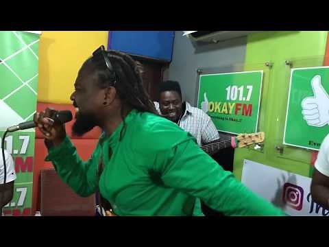 Samini does Live Band in Okay FM - Full Performance