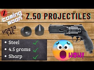 😯 Presentation prototype Z-RAM Z.50 Bullets for HDR50 HDR 50 T4E projectile ammunition💪