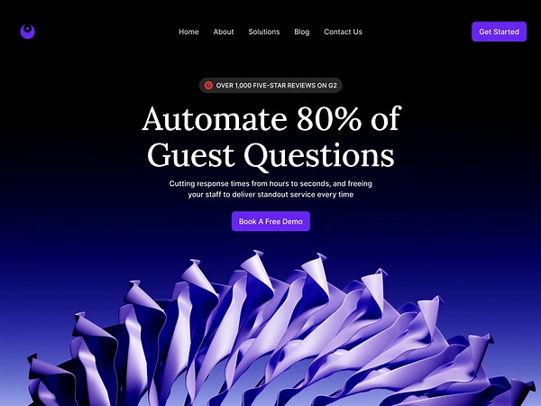 Landing Page 3D Animation