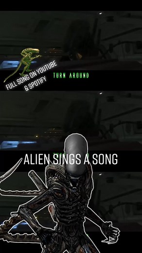 Alien Sings A Song - Link in bio. #alien #aliens #halloween #halloween2022 #scary #horror #song #parody #singsasong @Aaron Fraser-Nash