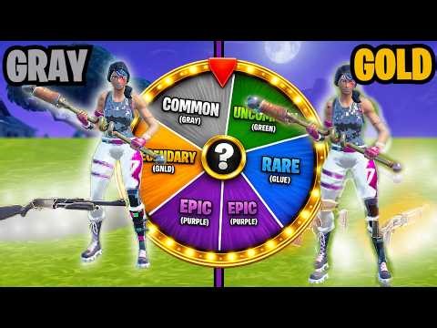 One Rarity Challenge in OG Fortnite! *SPIN THE WHEEL*