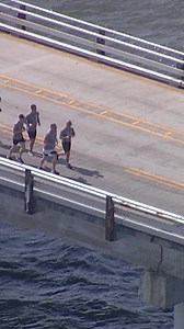 Early July 10, the Law Enforcement Torch Run for @specialolympics was captured by our CoastCopter. Participants crossed the Westbound span of the Bay Bridge to carry on the tradition! #localnews #coastcopter #torchrun #specialolympics | CoastTV News