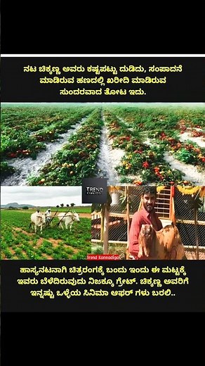 ಹಾಸ್ಯ ನಟ ಚಿಕ್ಕಣ್ಣ ❤️🙌 | Chikkanna