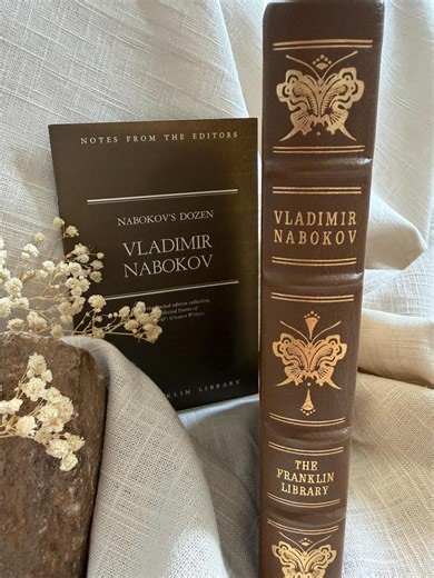 Franklin Library Vladimir Nabokov Collected Stories Leather Bound 22k Gold Stamped Book - Etsy