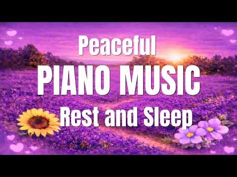 1 HOUR of Peaceful Music to Sleep and Rest - Beautiful Piano Music and Bible Verses
