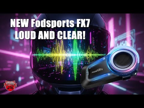 FodSports FX7 Motorcycle Communications System Full Review And Testing