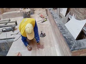 A beginner's guide to cutting and installing porcelain floor tiles yourself