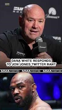 Dana White RESPONDS to Jon Jones' social media tirade of missing out on UFC White House card