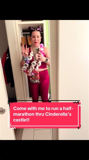 🏃‍♀️Day 3 of the Dopey Challenge is a half-marathon race that runs right through Cinderella’s Castle at Walt Disney World!!! ⁉️Have you ever wanted to try a rundisney race? What’s stopping you??!! #rundisney #dopeychallenge #marathonweekend #disney #waltdisneyworld