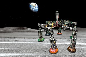 MIT's Walking Oligomeric Robotic Mobility System (WORMS) Lets Astronauts Easily Swap Parts on the Moon