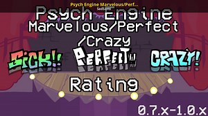 Psych Engine Marvelous/Perfect/Crazy Rating Script Modding Tool for Friday Night Funkin' | FNF Modding Tools