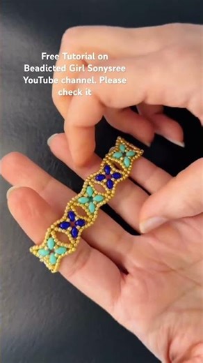 Superduo Beaded Bracelet