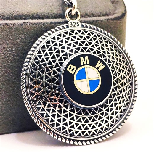 Custom BMW Keychain. Portachiavi BMW Personalizzabile Con Nome. 925 Sterling Silver Personalized Keyring - Etsy