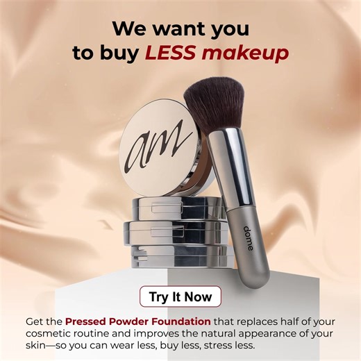 Your 𝐛𝐞𝐚𝐮𝐭𝐲 𝐢𝐬 𝐞𝐟𝐟𝐨𝐫𝐭𝐥𝐞𝐬𝐬. Your makeup routine should be the same. 𝐄𝐱𝐩𝐞𝐫𝐢𝐞𝐧𝐜𝐞 𝐭𝐡𝐞 𝐦𝐚𝐠𝐢𝐜 of simplicity with our best-selling 4-in-1 essential Pressed Mineral Foundation—foundation, powder, concealer, and natural UV protection, all in one. With weightless coverage, a soft-focus blurring effect, and customizable, buildable coverage, this is the foundation that flexes to fit your life… …So whether you need a 𝐛𝐚𝐫𝐞𝐥𝐲-𝐭𝐡𝐞𝐫𝐞 𝐠𝐥𝐨𝐰 for your morning meetin