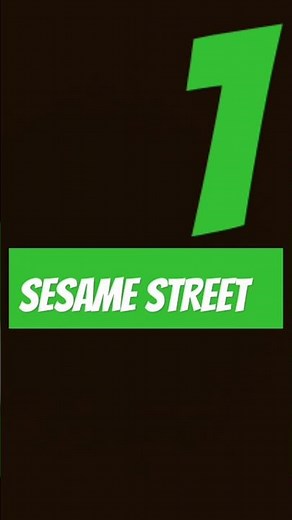 Sesame Street Numbers 1 Ident (1984-1988)