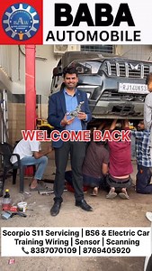 Scorpio S11 Servicing | BS6 & Electric Car Training Wiring | Sensor | Scanning Baba Automobile Jaipur 📞 8387070109 | 8769405920 #CarTraining #BS6Training #ElectricCarTraining #AutomobileWorkshop #MechanicTraining #CarECM #AutoScanning #SensorTraining #WiringTraining #ScorpioS11 #BabaAutomobile #JaipurTraining #EVTraining #AutomobileCourse #SkillDevelopment | Baba Automobile Private Limited