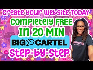 Start Selling Products Today With Big Cartel | How to Launch Your Online Store Fast | 2026