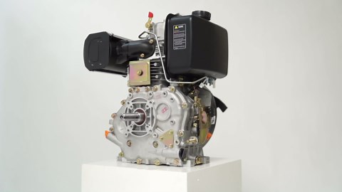 6.3KW (10HP) Industrial Diesel Engine | High-Power for Generator, Water Pump, Farm Machinery | Air Cooled 4-Stroke with Recoil Starter