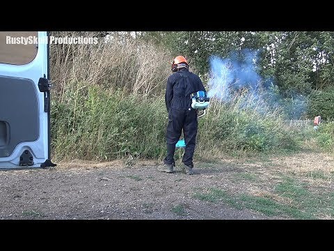 SGS Engineering 52cc Strimmer Test & Review - RustySkull Productions