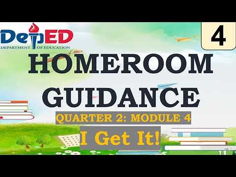 Grade 4 Homeroom Guidance Quarter 2 – Module 4: I Get It!