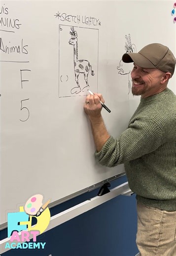 This week at Five Ducks Academy 🦆🎨 the artists leveled up! Mr. Davis showed us how to draw a tall, silly giraffe step by step — and guess what? Ours turned out AMAZING! 🦒✨ From long necks to big smiles, creativity was reaching new heights this week! #FiveDucksAcademy #KidsArtClass #YoungArtists #DrawingFun #CreativeKids