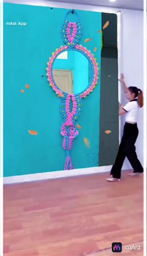 macrame mirror design
