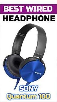 Sony MDR-XB450AP Wired Headphones | Best Wired Headphones (2026)
