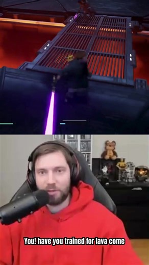 Have you trained for lava? 🤣 #PolyM0rph #Streamer #StarWars #lava #gameing