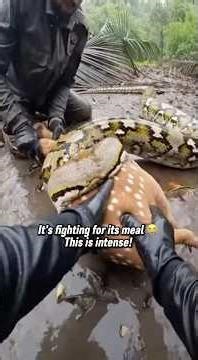 Massive PYTHON Swallowed A WHOLE DEER! 😳 | UNBELIEVABLE High-Risk Wildlife Rescue (Must Watch)