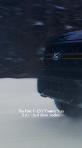 The right drive mode makes all the difference. Take on winter conditions with the 2025 F-150® Tremor®. | Ford Canada