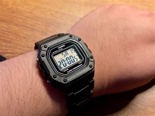 【卡西欧-w218h】一个完美的小方块儿～