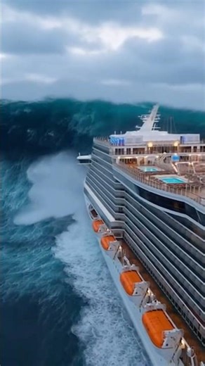 Cruise Ship vs Monster Wave